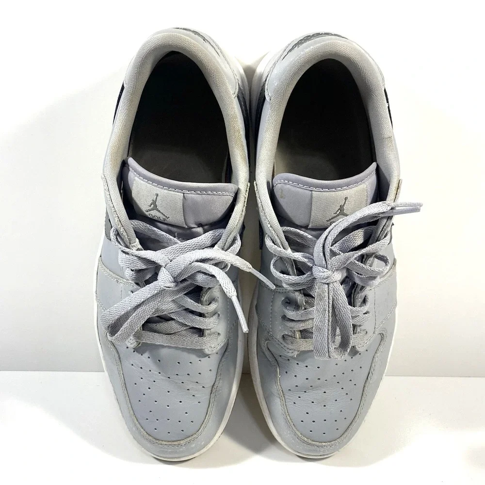Nike Mens Size 9.5 Air Jordan 1 Low Golf Wolf Grey Gum Golf Shoes DD9315-006
